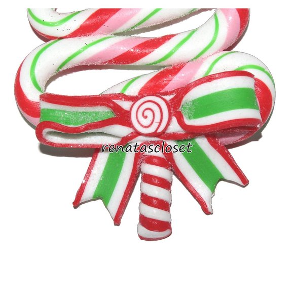 Kurt Adler T2033 Peppermint Christmas Tree Ornament NWT - Picture 4 of 9